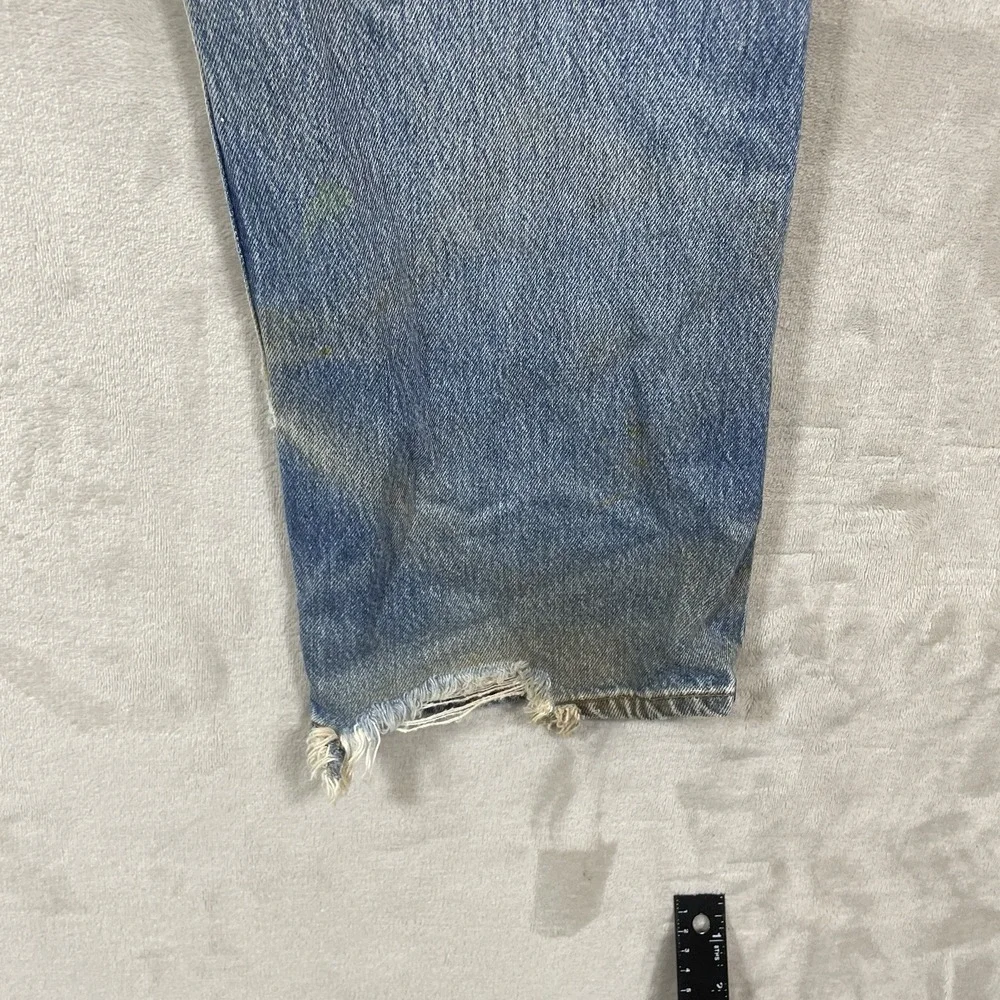 Vtg Levis 501xx Jeans Mens 40x36 (fit 40x33) Distressed 501-0000 USA Thrashed